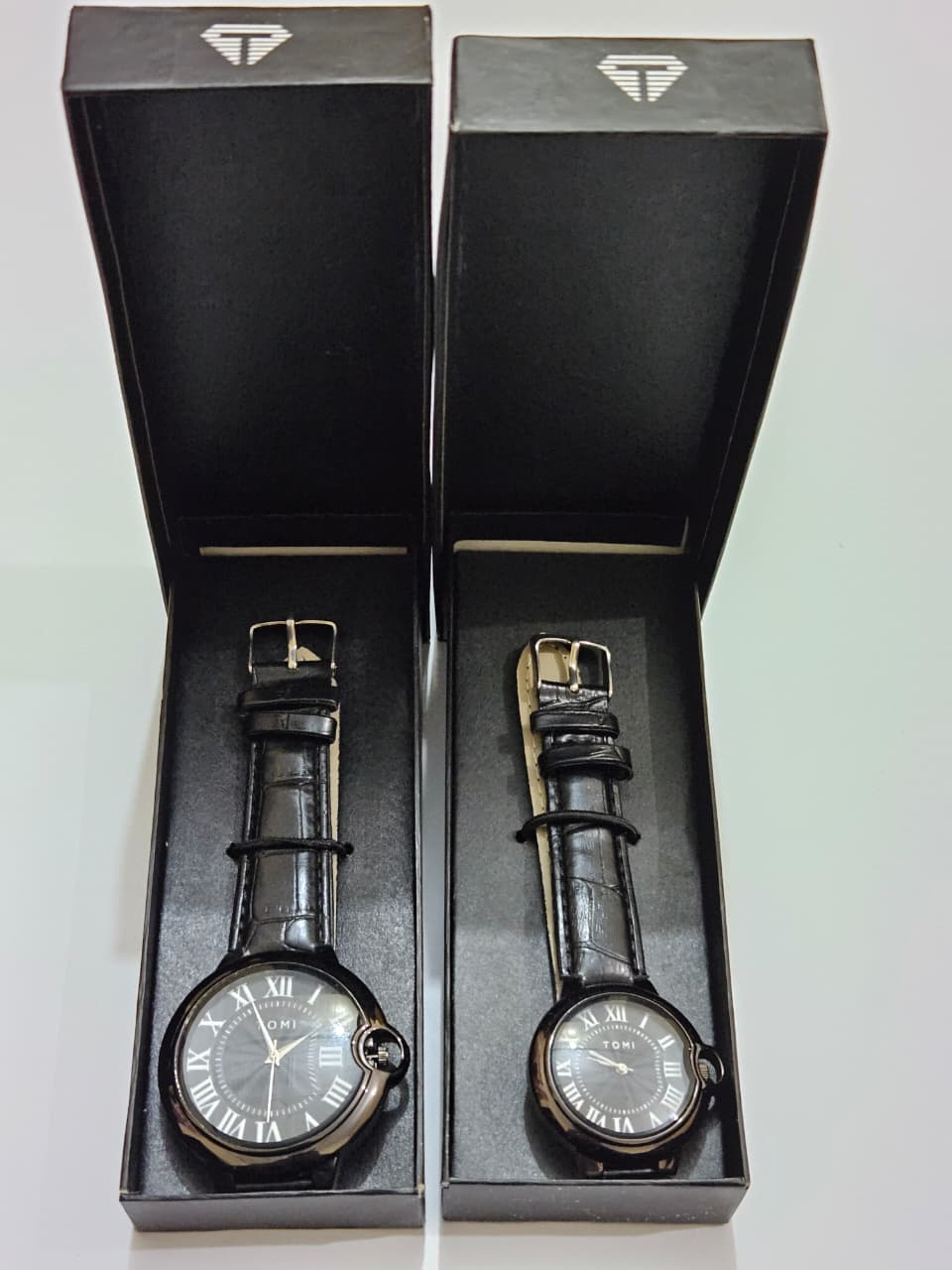 Tomi Pair Watch - Black Dial