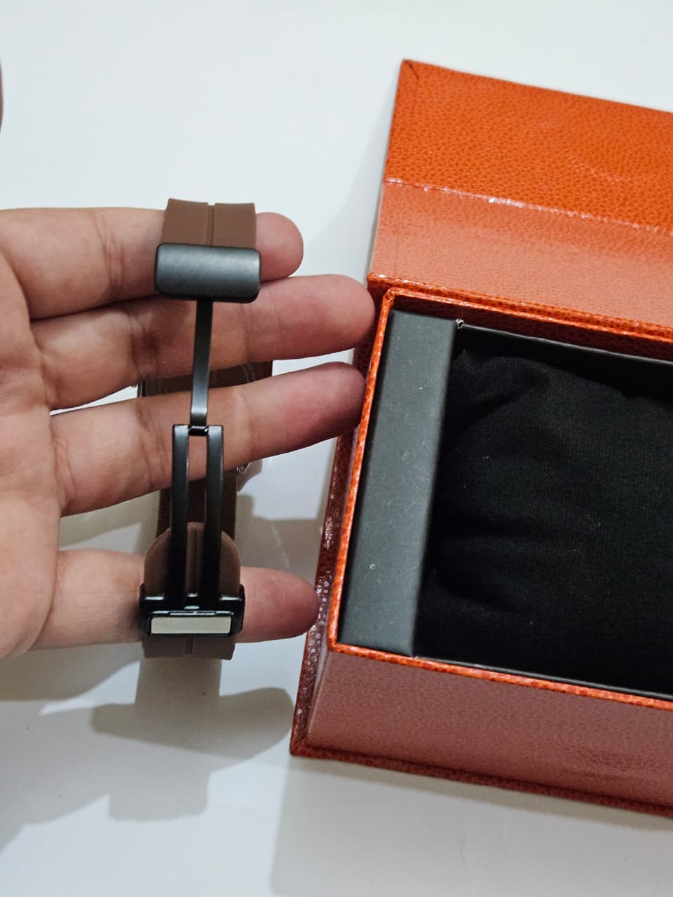 Cartier Tank - Brown PVC Strap - Universe Point