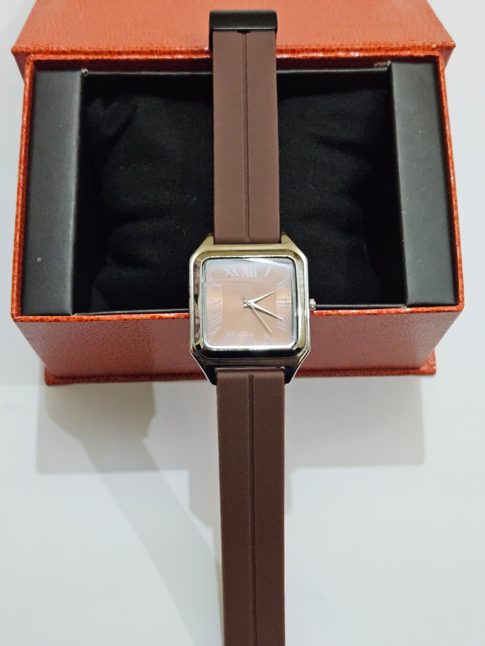 Cartier Tank - Brown PVC Strap - Universe Point