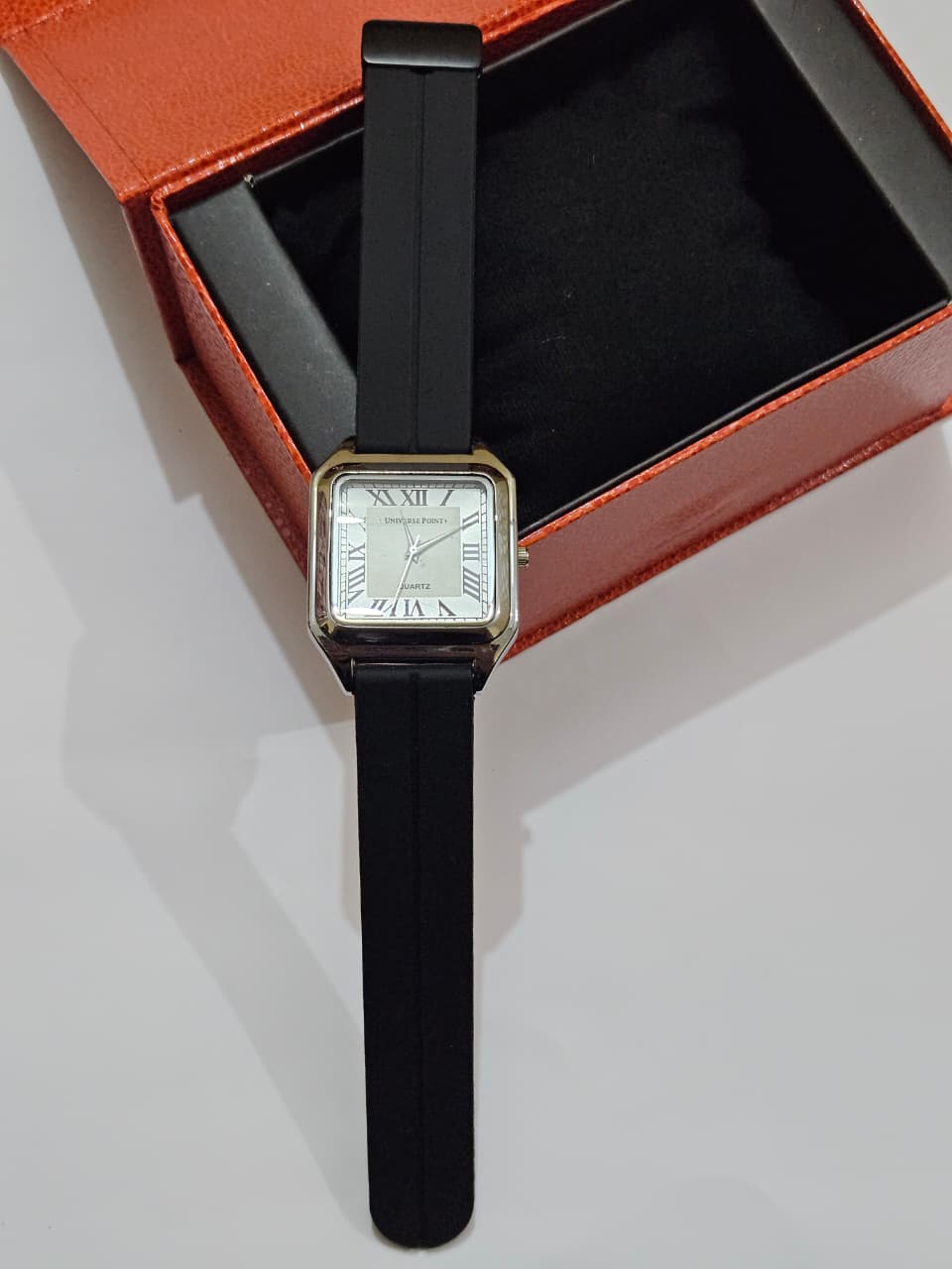 Cartier Tank - Black PVC Strap - Universe Point